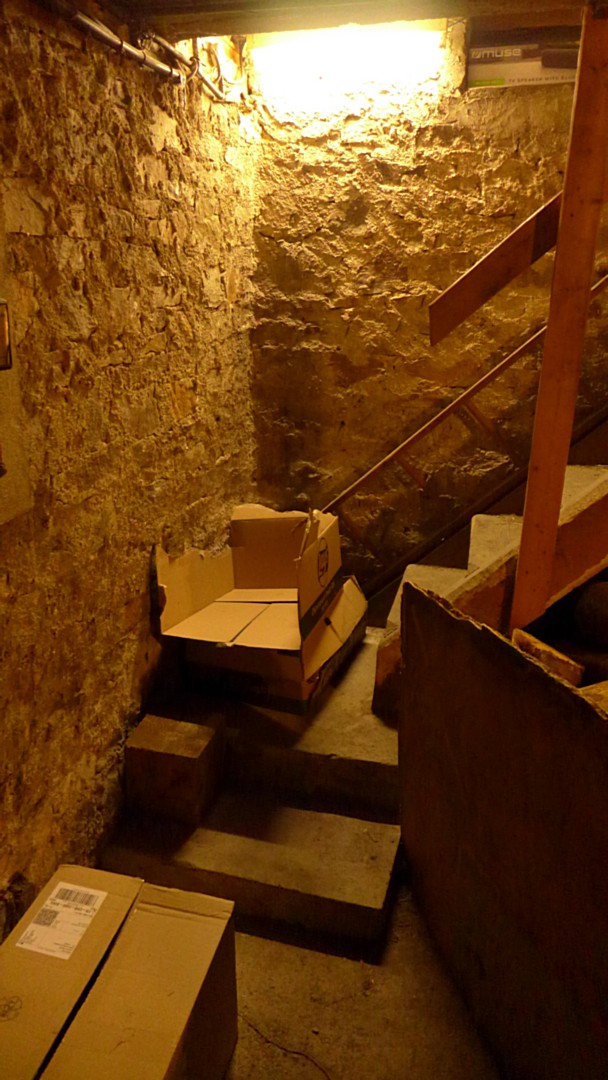 stair from garage